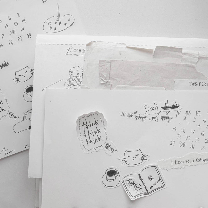 som x noet.co Sticker Sheet: doodles of my day