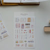 Nostalgic Stationery Textured Sticker