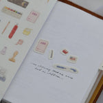 Nostalgic Stationery Textured Sticker
