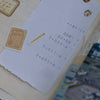 Nostalgic Stationery Textured Sticker