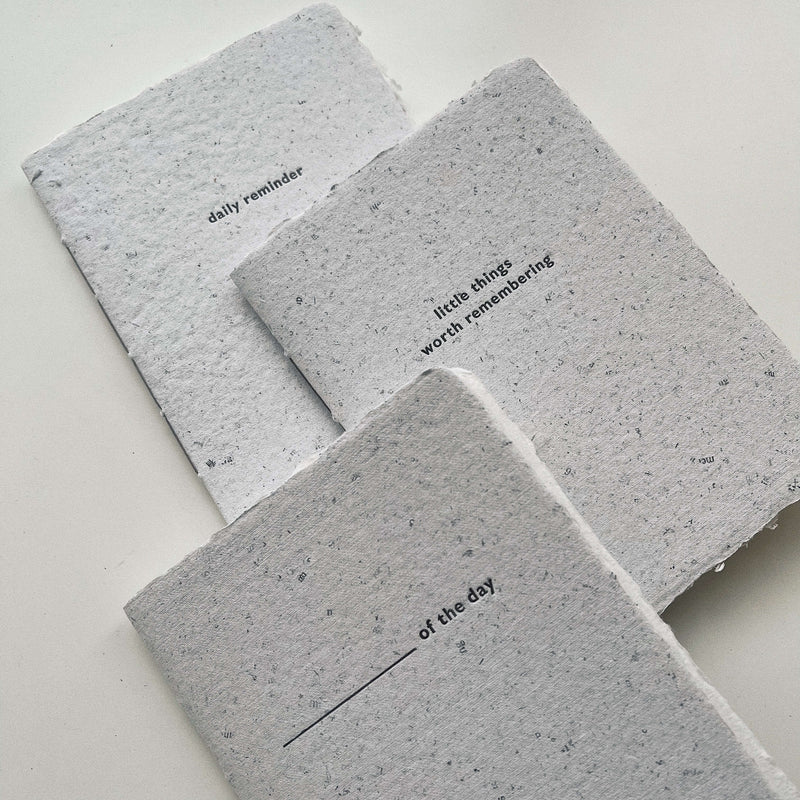 som x slumberbugs Handmade Letterpress Mini Notebook