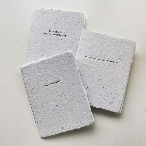 som x slumberbugs Handmade Letterpress Mini Notebook