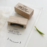 som x nyret design Rubber Stamp: Guides for Celebrating Everyday Moments