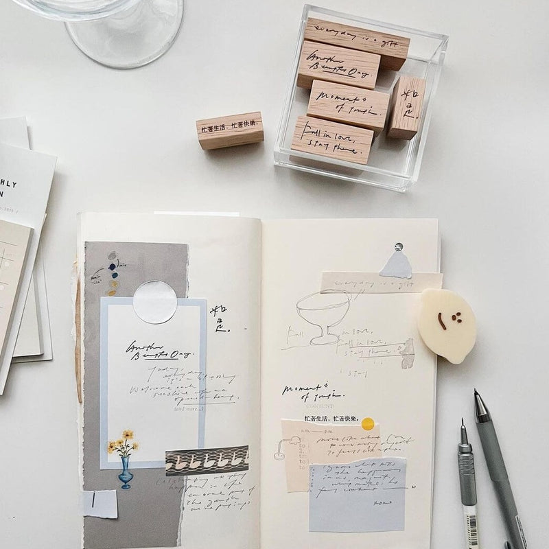 som x pc Rubber Stamp: Reminder for Celebrating Everyday Moments