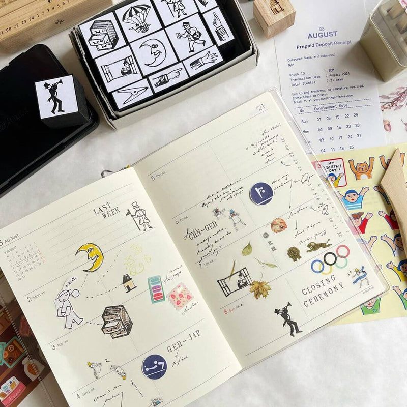 Hightide Poche: Les Agenda de L'Année 2025 (Weekly Block Diary)