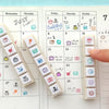 Pochitto6 Push-Button Stamp - Planner and Stationery