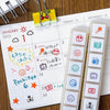 Pochitto6 Push-Button Stamp - Schedule Book / Planner