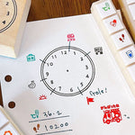 Pochitto6 Push-Button Stamp - Schedule Book / Planner