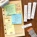 Pochitto6 Push-Button Stamp - Schedule Book / Planner