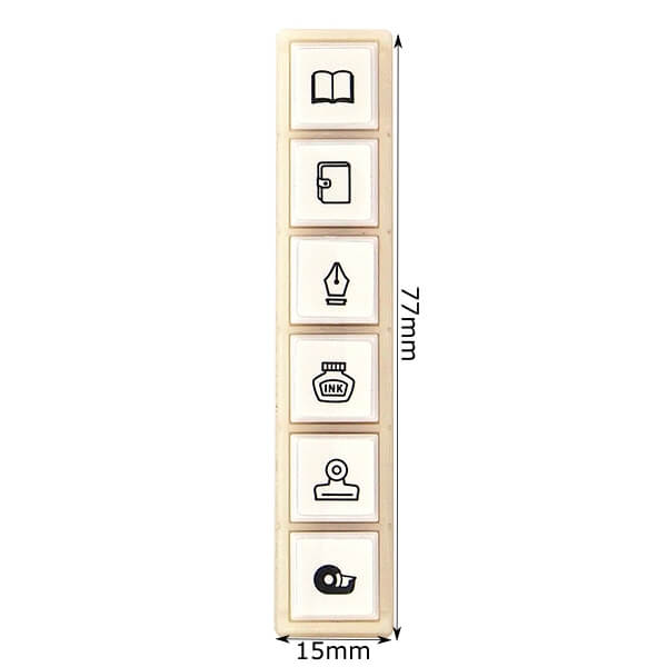 Pochitto6 Push-Button Stamp - Planner and Stationery