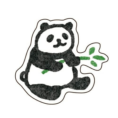 Furukawashiko [Pochitto] Sticker Flakes - Panda
