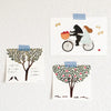 Necktie Postcard - Bicycle