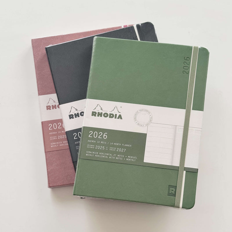 Agenda Semainier Rhodia Webplanner 2023 A6 (10x15 Cm) - Couverture Rigide Orange, Papier Clairefontaine 90g - 7