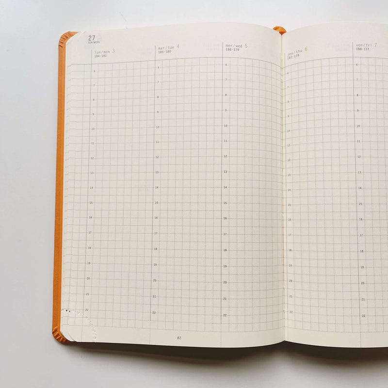 Rhodia Webplanner 2025 - Vertical Grid
