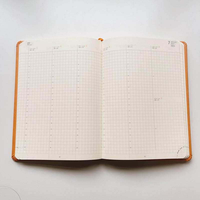 Rhodia Webplanner 2025 - Vertical Grid