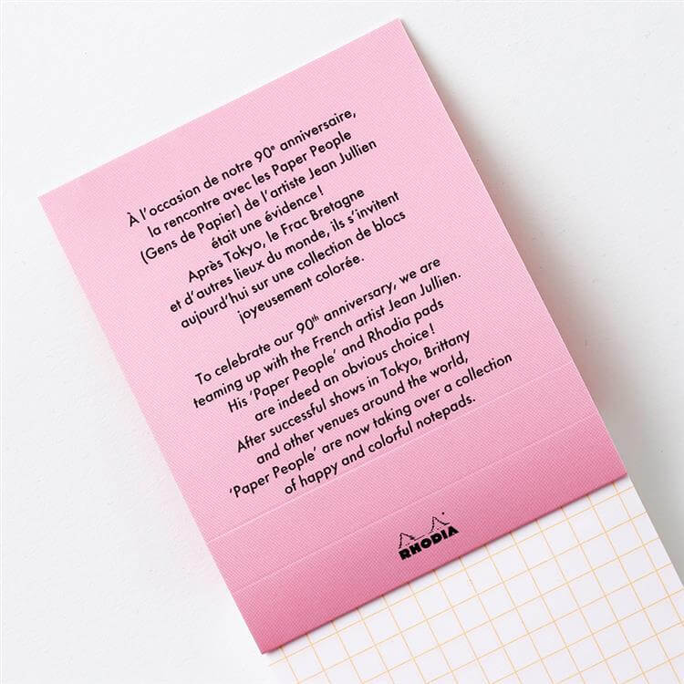Rhodia x Jean Jullien 90th Anniversary Limited Edition Stapled Notepad // No.12