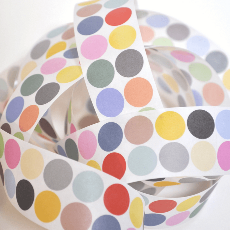 flagg Roll Masking Label - Ring & Dot