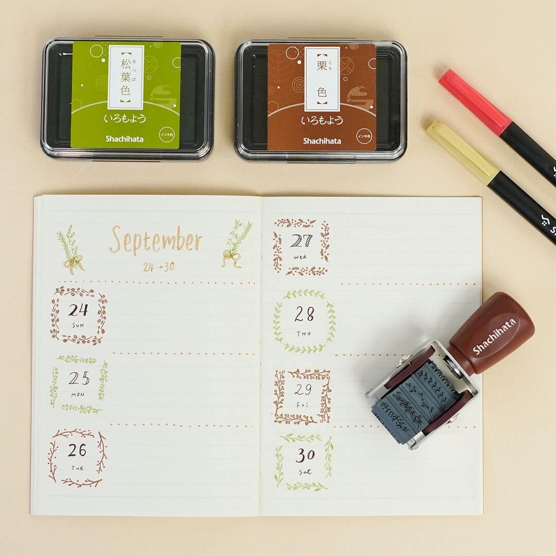 Shachihata Rotating Decoration Mini Stamp – Sumthings of Mine