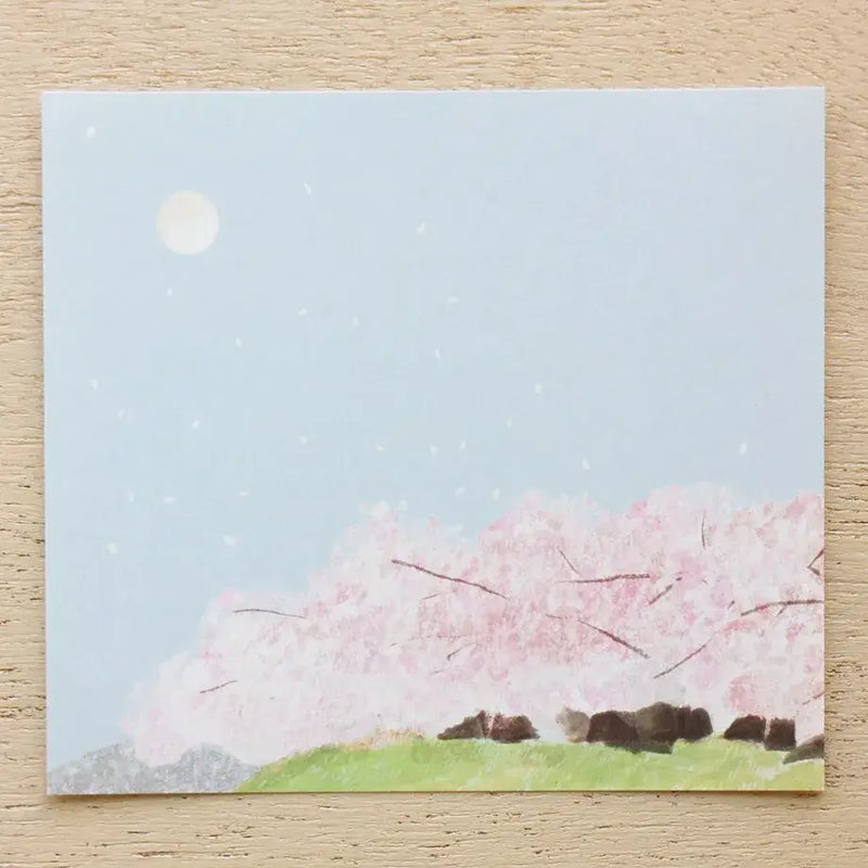 Omori Momoko Memo Block - Sakura