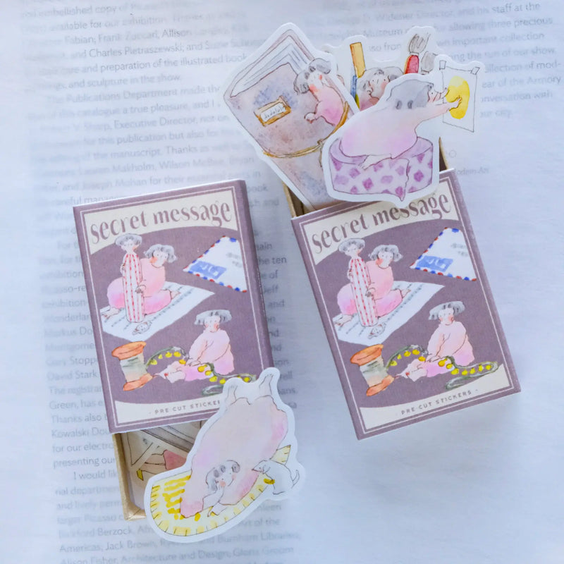dodolulu Matchbox Sticker Flakes: Secret Message