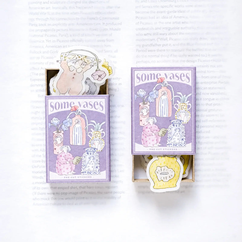 dodolulu Matchbox Sticker Flakes: Some Vases