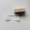 SOMe Phrase Rubber Stamp: here and there (I)