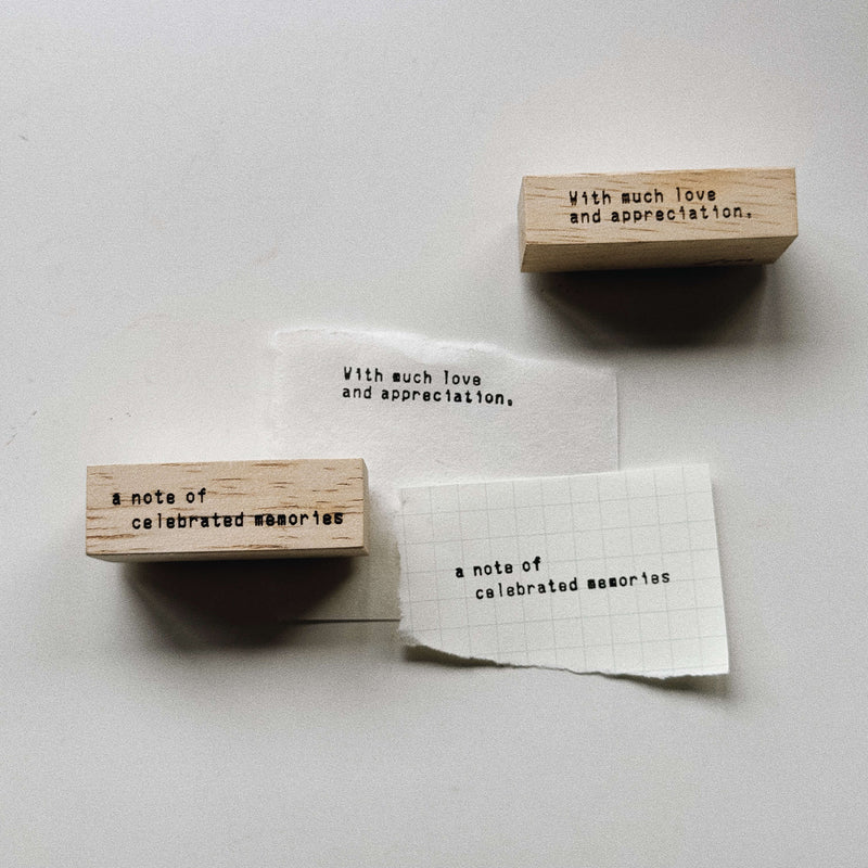 SOMe Phrase Rubber Stamp: here and there (I)