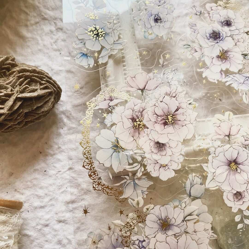 som x Loi Design PET Tape: Roses in the Morning Light