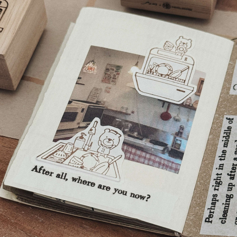 som x maru paper Rubber Stamp: The Wash Up