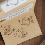 som x mewmewbeam Rubber Stamp: at my desk
