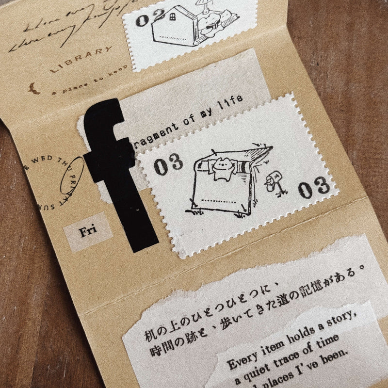 som x mewmewbeam Rubber Stamp: at my desk