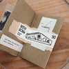 som x mewmewbeam Letterpress Decorative Postage Stamp Sheet