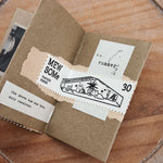 som x mewmewbeam Letterpress Decorative Postage Stamp Sheet
