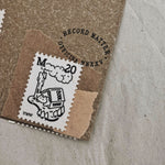 som x mewmewbeam Letterpress Decorative Postage Stamp Sheet