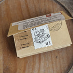 som x mewmewbeam Rubber Stamp: at my desk