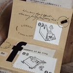 som x mewmewbeam Rubber Stamp: at my desk