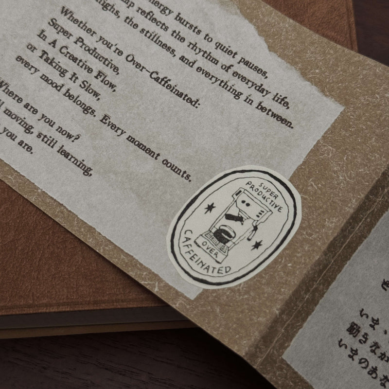 som x Morning Face Studio Rubber Stamp: Check-In Postmark