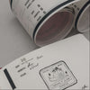 som x Morning Face Studio Rubber Stamp: Check-In Postmark