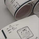 som x Morning Face Studio Rubber Stamp: Check-In Postmark