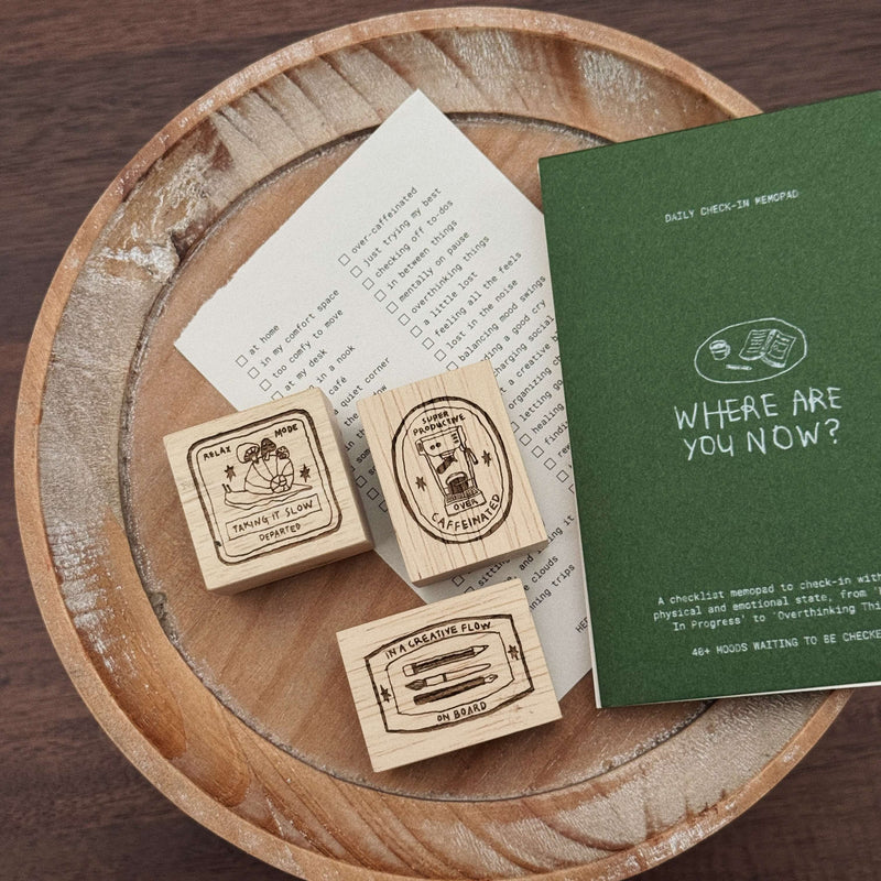 som x Morning Face Studio Memo Pad: Daily Check-In