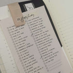 som x Morning Face Studio Memo Pad: Daily Check-In