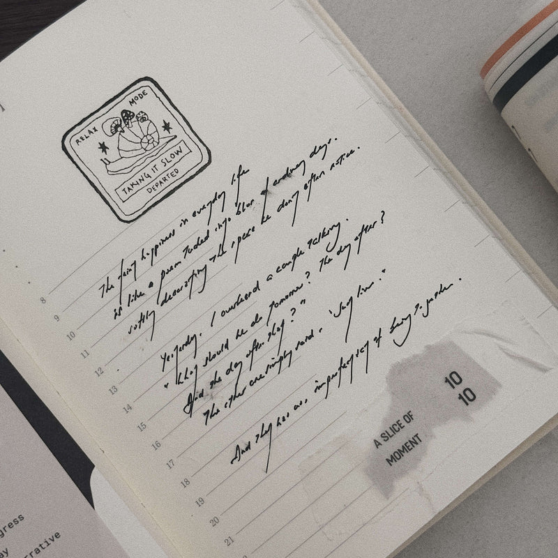 som x Morning Face Studio Rubber Stamp: Check-In Postmark