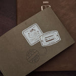 som x Morning Face Studio Rubber Stamp: Check-In Postmark