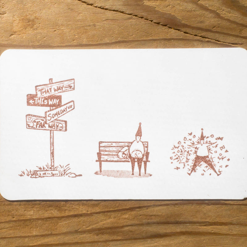 som x modaizhi Rubber Stamp Set: From Here, To There (3pcs)