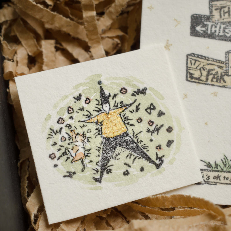 som x modaizhi Rubber Stamp Set: From Here, To There (3pcs)