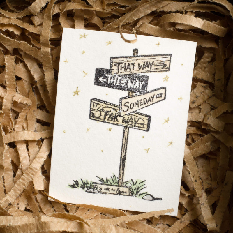 som x modaizhi Rubber Stamp Set: From Here, To There (3pcs)