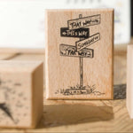 som x modaizhi Rubber Stamp Set: From Here, To There (3pcs)