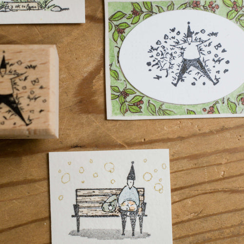 som x modaizhi Rubber Stamp Set: From Here, To There (3pcs)