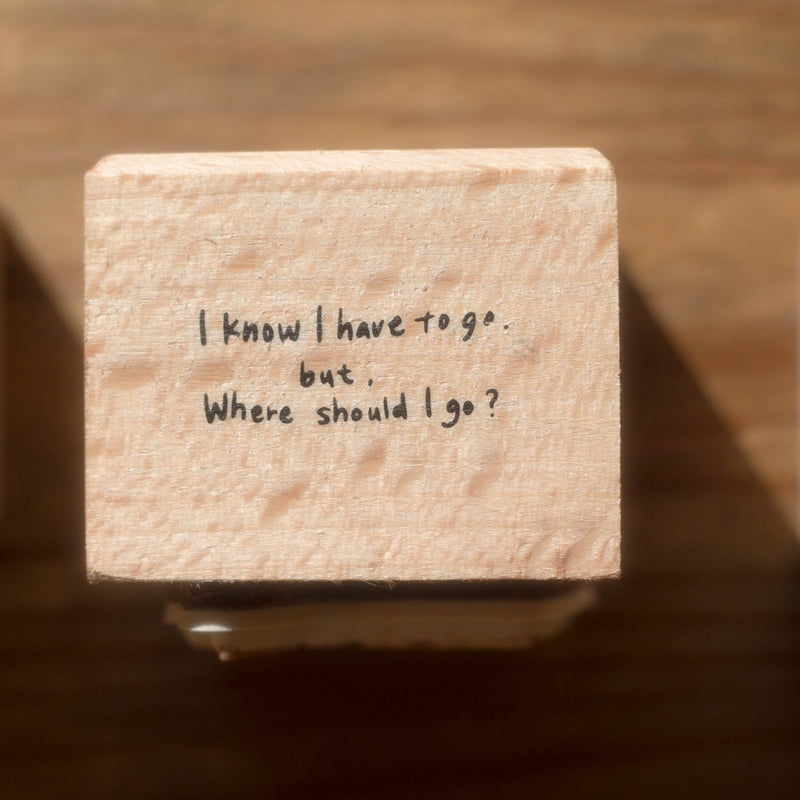 som x modaizhi Rubber Stamp Set: From Here, To There (3pcs)