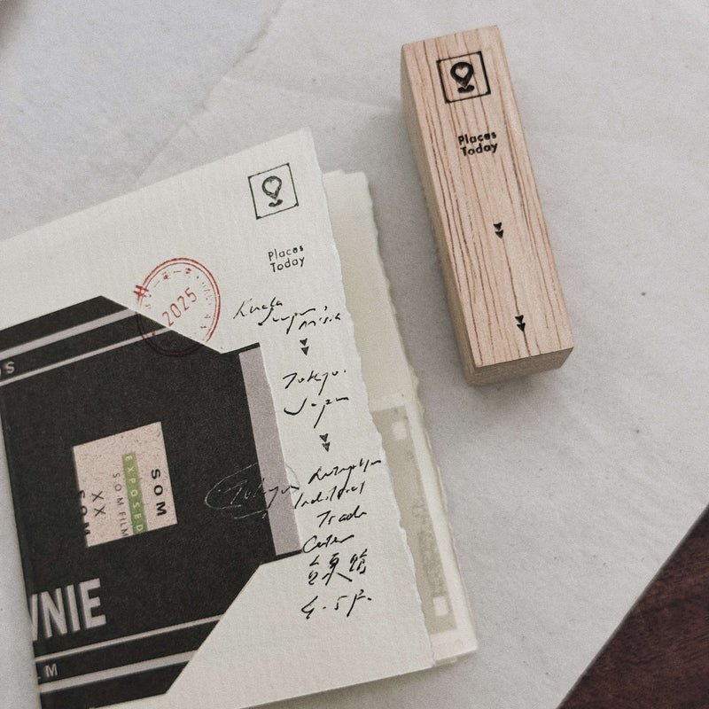 som x nyret design Rubber Stamp: Where are you now.